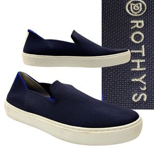 Rothys The Original Slip On Sneaker in Navy  Size 7